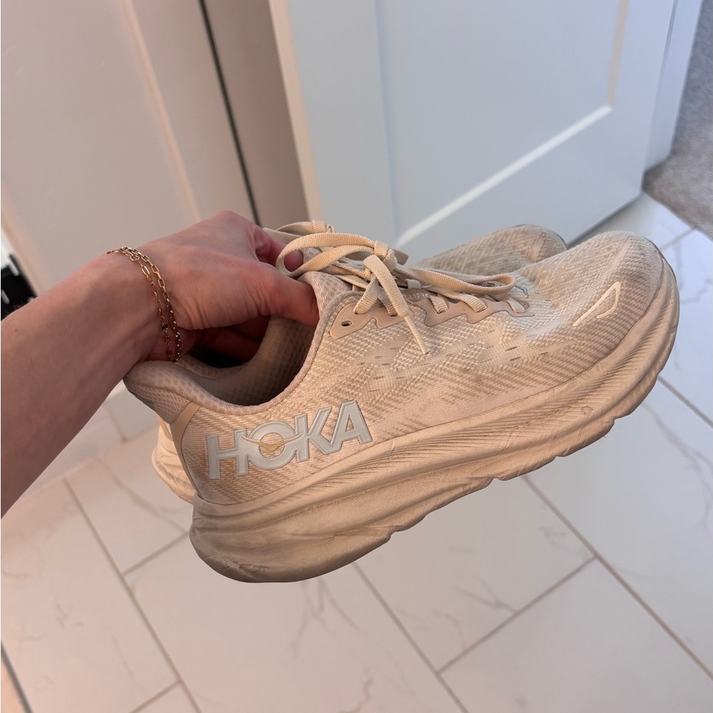 Hoka Off-White Athletic Sneakers